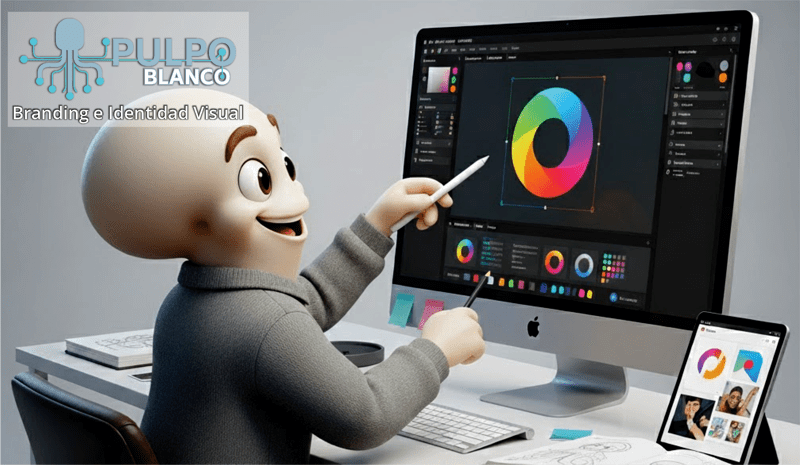 Branding e Identidad Visual Pulpo Blanco