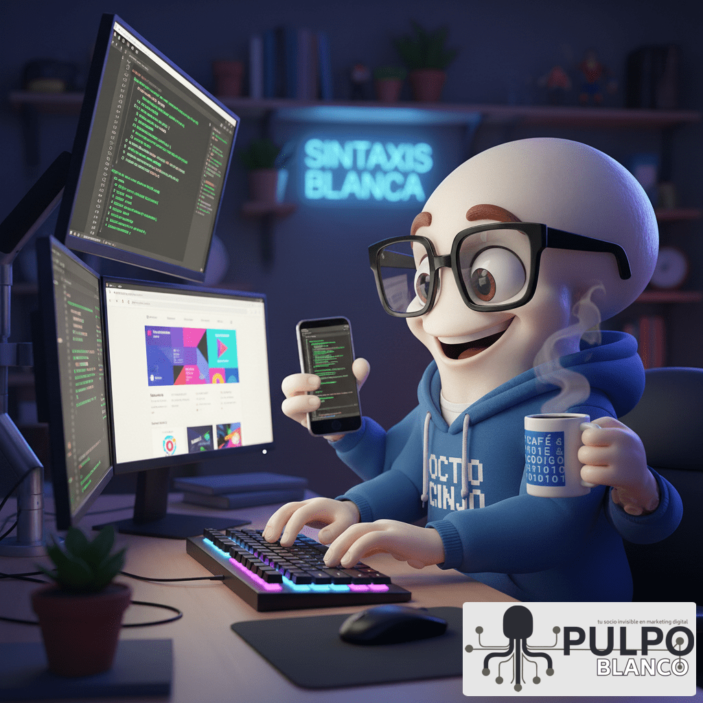 Dessarrollo Web y Landing Pages Pulpo Blanco