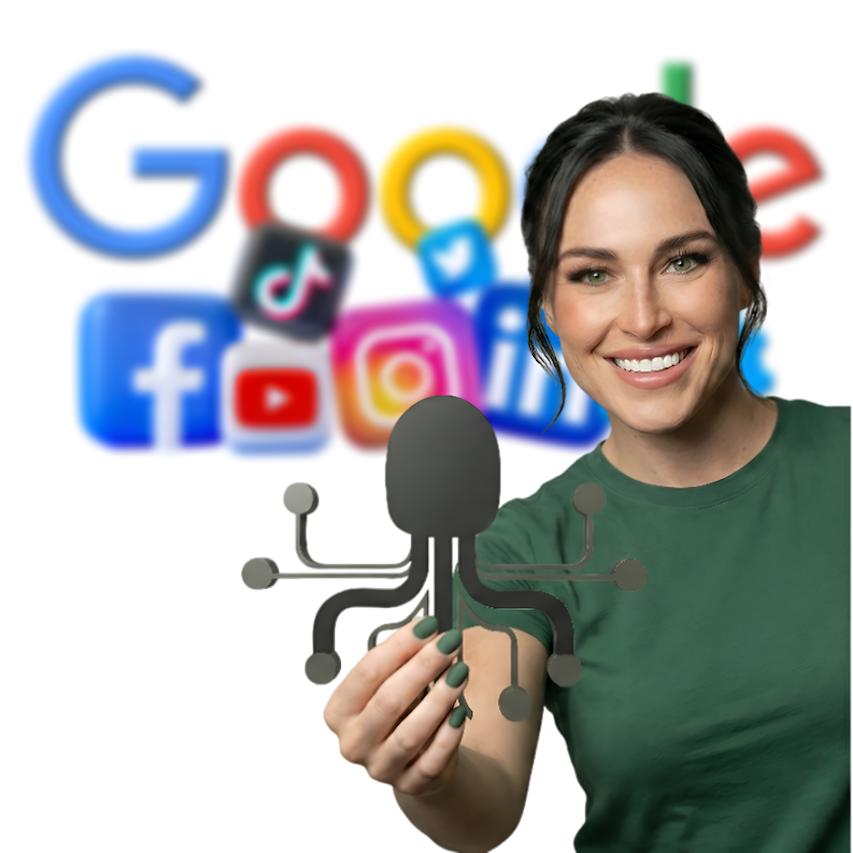 Capacitadora con Logos Sociales Pulpo Blanco